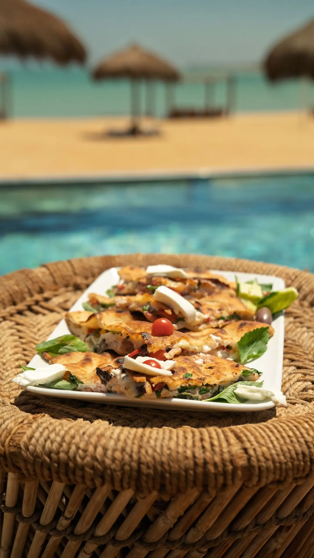 Fins beach club restaurant atmosphere